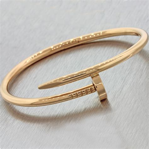 bracelet cartier juste un clou occasion|authentic cartier nail bracelet.